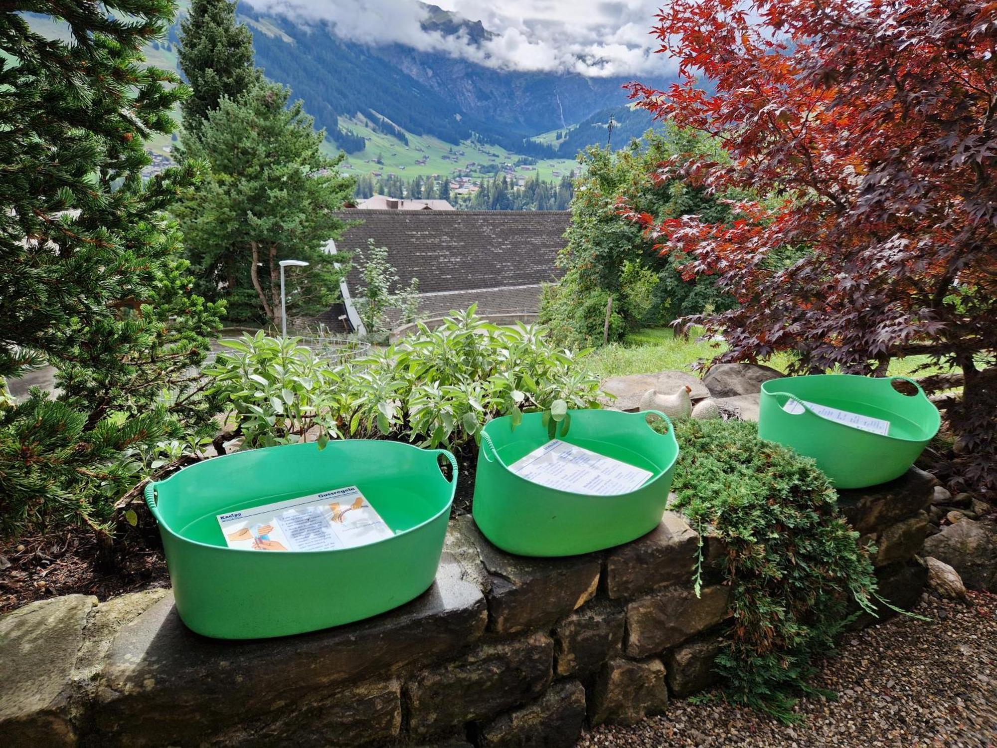 Chalet Gotthelf Gartenstudio, Ferien Mit Hund Adelboden Bagian luar foto